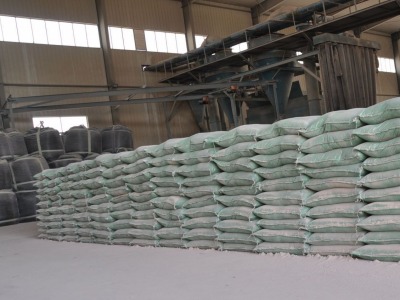 根据膨润土加工的工艺流程生产的膨润土成品